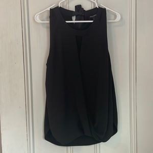 41 Hawthorne black sleeveless blouse